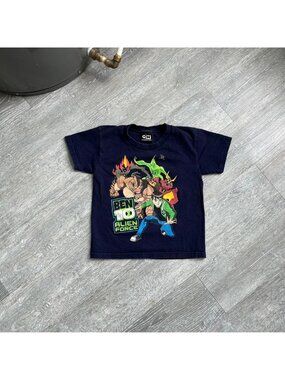 Navy Blue / Multicoloured Vintage Ben 10 Alien Force Graphic T-Shirt